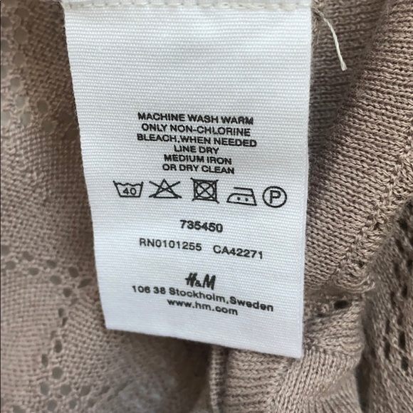 H&M Women’s Net Tie Front Cardigan - Picture 8 of 8